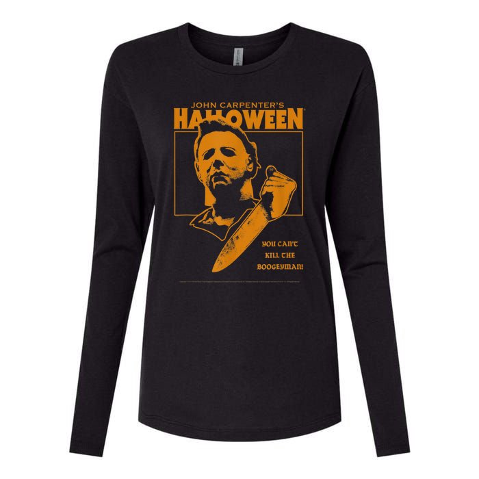 Halloween You Can't Kill The Boogeyman! Womens Cotton Relaxed Long Sleeve T-Shirt