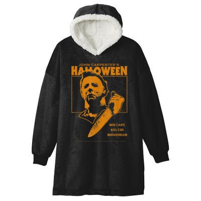 Halloween You Can't Kill The Boogeyman! Hooded Wearable Blanket