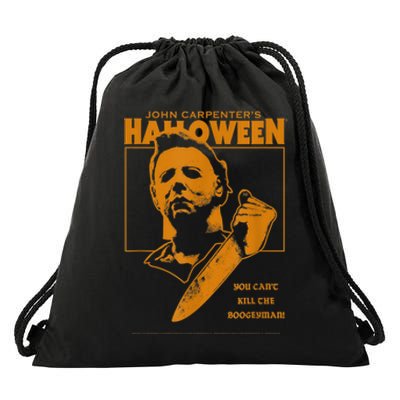 Halloween You Can't Kill The Boogeyman! Drawstring Bag