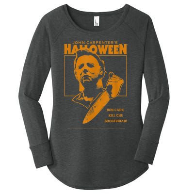 Halloween You Can't Kill The Boogeyman! Women's Perfect Tri Tunic Long Sleeve Shirt