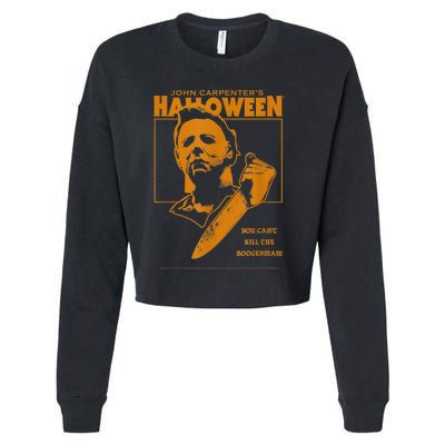 Halloween You Can't Kill The Boogeyman! Cropped Pullover Crew