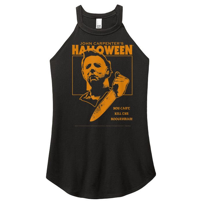 Halloween You Can't Kill The Boogeyman! Women's Perfect Tri Rocker Tank