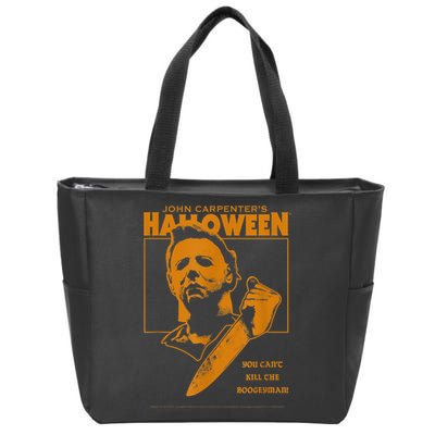 Halloween You Can't Kill The Boogeyman! Zip Tote Bag