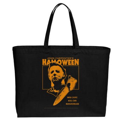 Halloween You Can't Kill The Boogeyman! Cotton Canvas Jumbo Tote