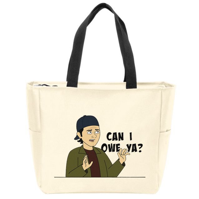 Hank Yarbo Catchphrase Zip Tote Bag