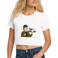 Hank Yarbo Catchphrase Women's Crop Top Tee