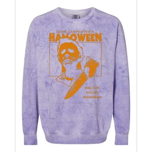 Halloween You CanT Kill The Boogeyman! Colorblast Crewneck Sweatshirt