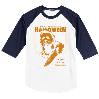 Halloween You CanT Kill The Boogeyman! Baseball Sleeve Shirt