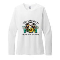 Hide Your Crazy Start Actin Like Lady Country Southern Womens CVC Long Sleeve Shirt