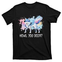 Howl You Doin Wolf Japanese Anime Manga Wolves T-Shirt