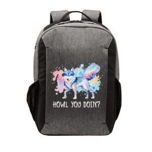 Howl You Doin Wolf Japanese Anime Manga Wolves Vector Backpack