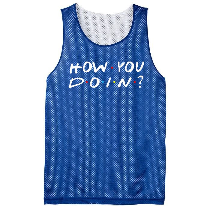 How You Doin Funny  Mesh Reversible Basketball Jersey Tank