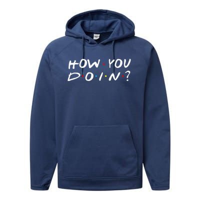 How You Doin Funny  Performance Fleece Hoodie