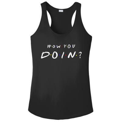 How You Doin Ladies PosiCharge Competitor Racerback Tank