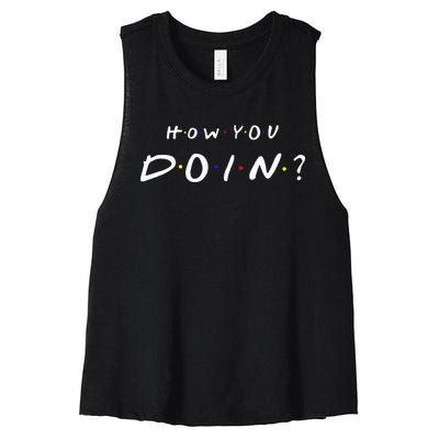 How You Doin Women's Racerback Cropped Tank