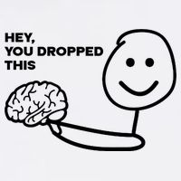 Hey You Dropped This Brain Funny Sarcastic Premium T-Shirt