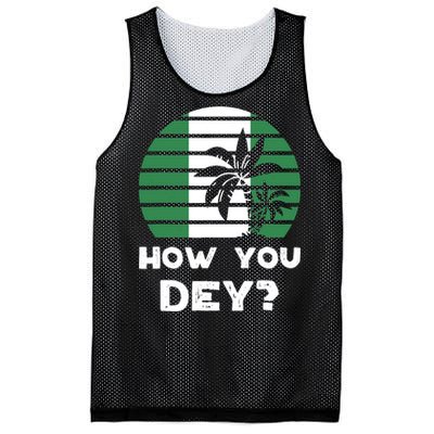 How You Dey Nigerian Flag Quote Mesh Reversible Basketball Jersey Tank