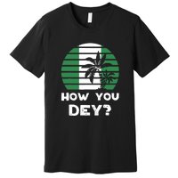 How You Dey Nigerian Flag Quote Premium T-Shirt