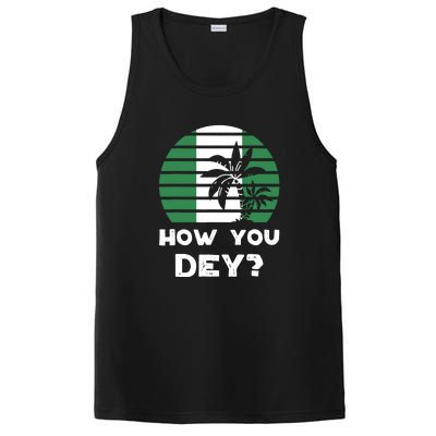 How You Dey Nigerian Flag Quote PosiCharge Competitor Tank