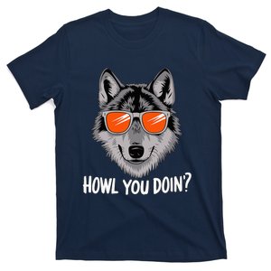 Howl You Doin Wolf With Sunglasses T-Shirt