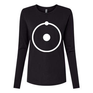 Hydrogen Atom Womens Cotton Relaxed Long Sleeve T-Shirt