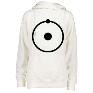 Hydrogen Atom Womens Funnel Neck Pullover Hood