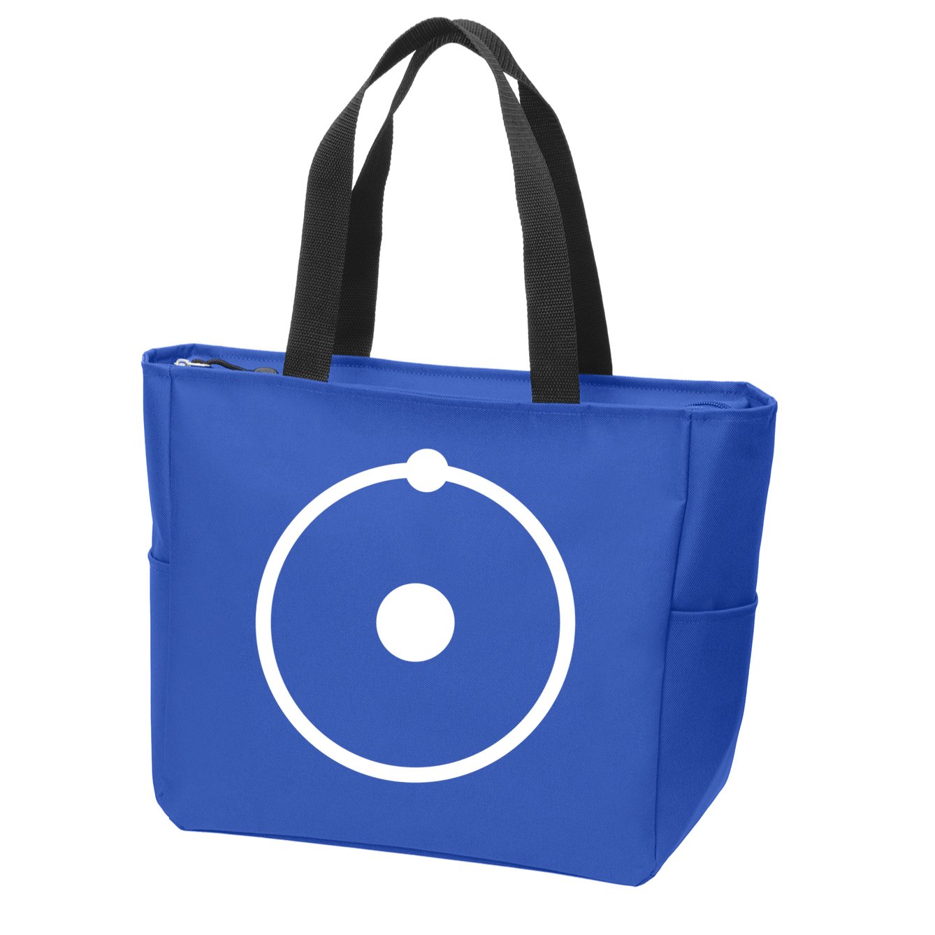 Hydrogen Atom Zip Tote Bag