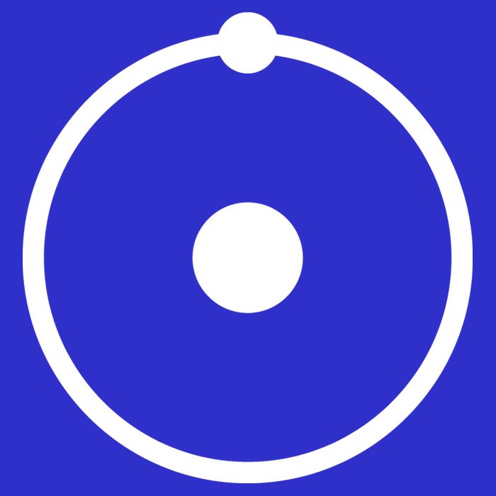 Hydrogen Atom Zip Tote Bag