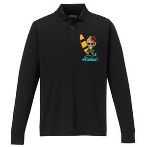 Hawaii Yoga For Yoga Enthusiasts Hawaii Lovers Performance Long Sleeve Polo