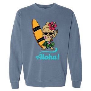 Hawaii Yoga For Yoga Enthusiasts Hawaii Lovers Garment-Dyed Sweatshirt