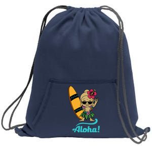 Hawaii Yoga For Yoga Enthusiasts Hawaii Lovers Sweatshirt Cinch Pack Bag