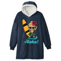 Hawaii Yoga For Yoga Enthusiasts Hawaii Lovers Hooded Wearable Blanket