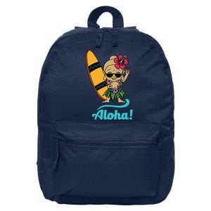 Hawaii Yoga For Yoga Enthusiasts Hawaii Lovers 16 in Basic Backpack