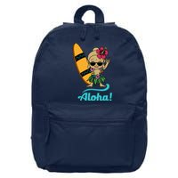 Hawaii Yoga For Yoga Enthusiasts Hawaii Lovers 16 in Basic Backpack