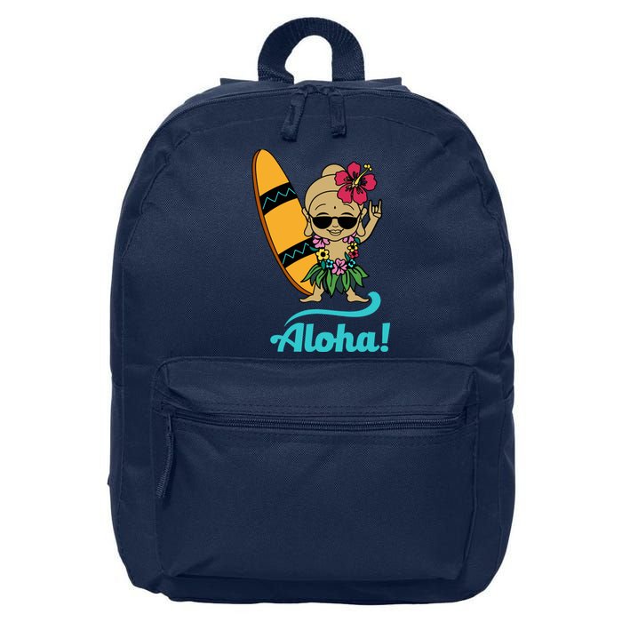 Hawaii Yoga For Yoga Enthusiasts Hawaii Lovers 16 in Basic Backpack