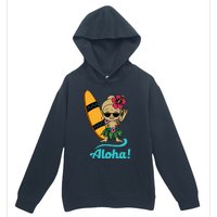 Hawaii Yoga For Yoga Enthusiasts Hawaii Lovers Urban Pullover Hoodie