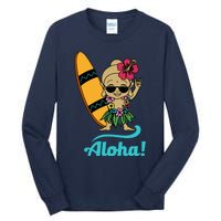 Hawaii Yoga For Yoga Enthusiasts Hawaii Lovers Tall Long Sleeve T-Shirt