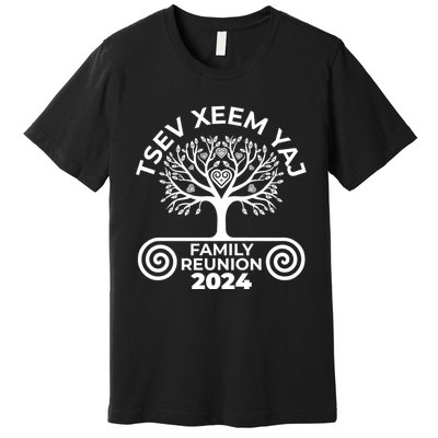 Hmong Yang Family Reunion 2024 Urban Spirits Apparel Premium T-Shirt