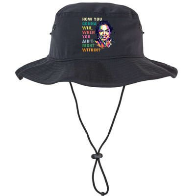 How You Gonna Win Black When You Ain't Right Within Legacy Cool Fit Booney Bucket Hat