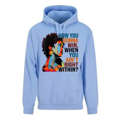 How You Gonna Win When You AinT Right Within Unisex Surf Hoodie