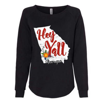 Hey YaLl Georgia Womens California Wash Sweatshirt