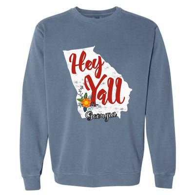 Hey YaLl Georgia Garment-Dyed Sweatshirt