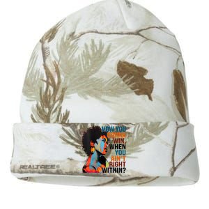 How You Gonna Win When You AinT Right Within Kati Licensed 12" Camo Beanie