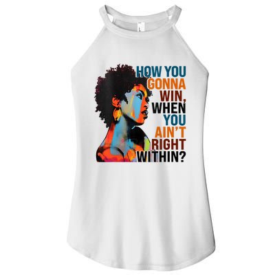 How You Gonna Win When You AinT Right Within Women's Perfect Tri Rocker Tank