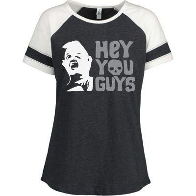 Hey You Guys Enza Ladies Jersey Colorblock Tee