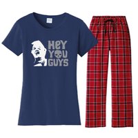 Hey You Guys Women's Flannel Pajama Set