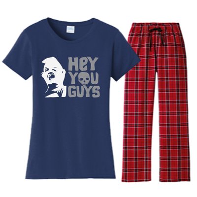 Hey You Guys Women's Flannel Pajama Set