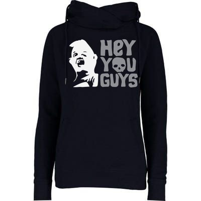 Hey You Guys Womens Funnel Neck Pullover Hood