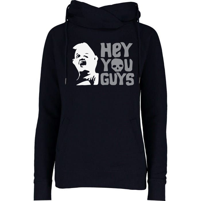 Hey You Guys Womens Funnel Neck Pullover Hood