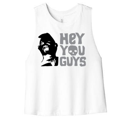 Hey You Guys Women's Racerback Cropped Tank